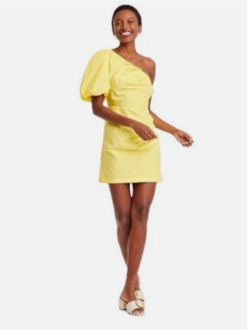 A New Day bright Yellow Sleeveless mini/short dress